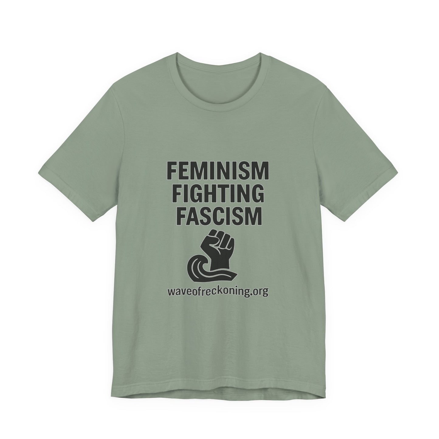 Feminism Fighting Fascism Unisex Jersey Tee