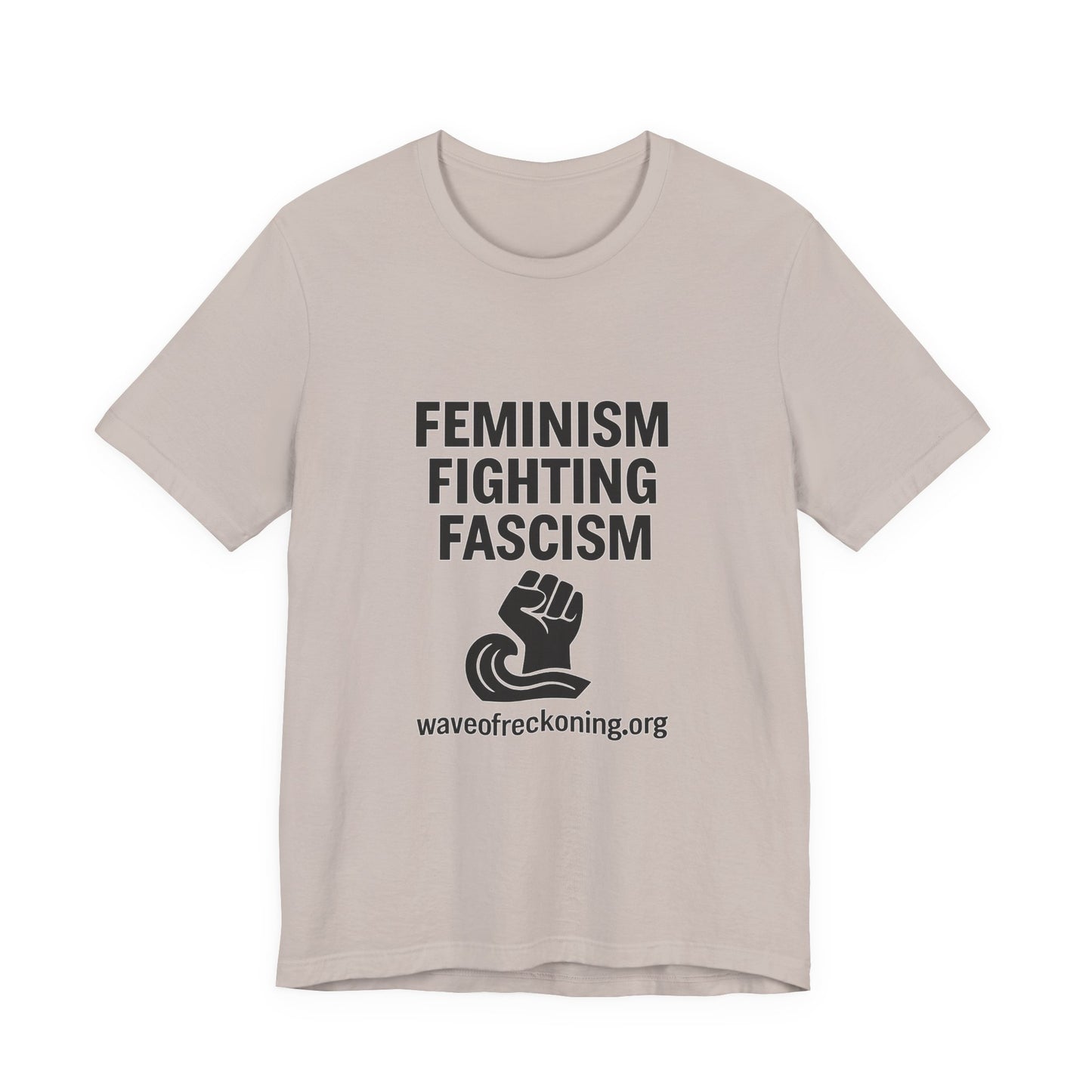 Feminism Fighting Fascism Unisex Jersey Tee