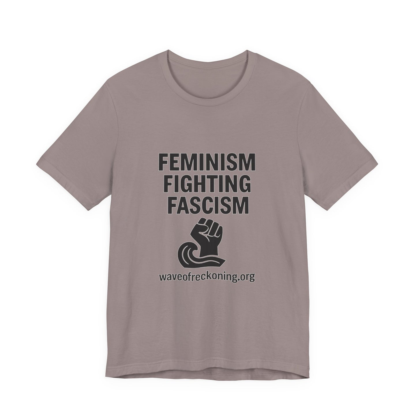 Feminism Fighting Fascism Unisex Jersey Tee