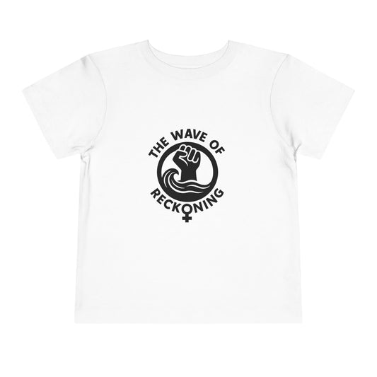 Toddler The Wave of Reckoning Feminist Bella+Canvas Tee