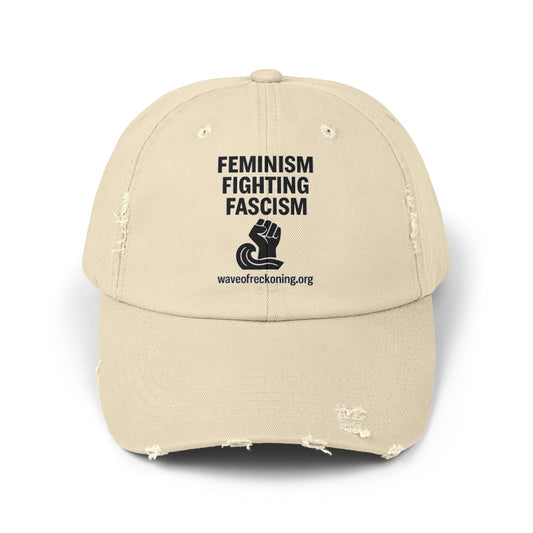 Wave of Reckoning Unisex Distressed Cap